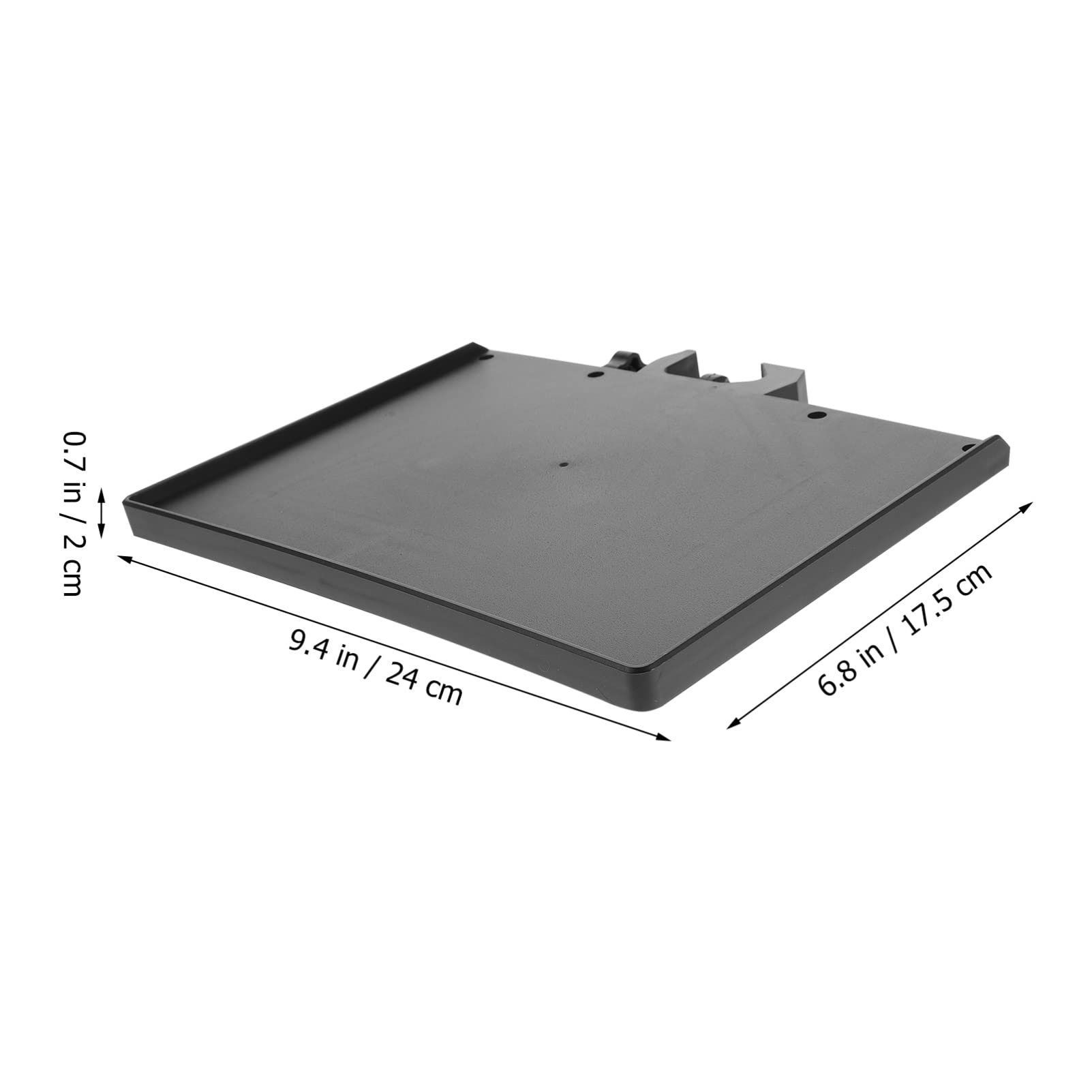 HEALLILY 2pcs Adjustable Clamp-On Rack Tray Holder Mic Rack Stand Tray Universal Mic Microphone Stand Tray for Live Streaming Ka